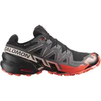 Salomon - Scarpa trail - Speedcross 6 GTX Black/Fird/Almilk per Uomo - Taglia 44 - Nero