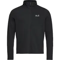Jack Wolfskin Litestride Hooded Fullzip Giacca in pile Uomo (M, nero)