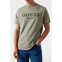 Guess Marciano GUESS Ss Cn Box Logo Mossy Green Taglia: XL | Magliette basic Outlet | Uomo | Verde