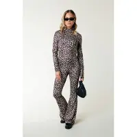Colourful Rebel Leopard Peached Extra Flare Pants Brown Taglia: S | Pantaloni Outlet | Donna | Marrone