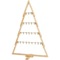 Sonstiges Albero di Natale in legno Deko, grande formato XXL – decorazione natalizia moderna con aste e ganci - altezza 134 cm, modello 8806