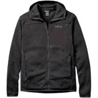 Rab Ryvoan Hoody Giacca in pile Uomo (M, nero/grigio)