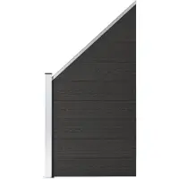vidaXL -Zauntafel 95X (105-180) CM HKC Schwarz
