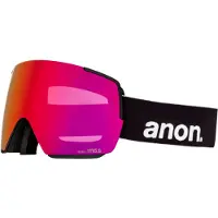 Anon - Maschera da sci - M5S Black/Perceive Sun Red in Silicone - Nero
