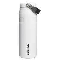 Stanley The AeroLight IceFlow Bottle Flip Straw 2.0 24oz, Chalk 10-11283-0501 borraccia termica con tappo a scatto e cannuccia, 700 ml