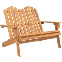 vidaXL Panca da giardino Adirondack 126 cm in legno massiccio di acacia