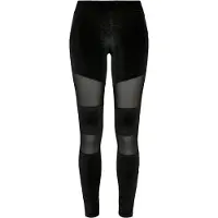Urban Classics - Leggings "Tech" da donna TN430 (S) (nero)