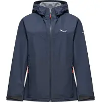 Salewa - Giacca leggera e impermeabile - Puez 2.5L PTX Jacket W Navy Blazer per Donne in Poliestere Riciclato - Taglia M - Blu navy
