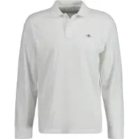Gant per uomo. 2230 Polo in piqué Scudetto bianco (XXL), Casual, Cotone, Manica lunga