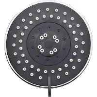 Schutte soffione LEON cinque tipi di getto borchie anticalcare cromo 69202