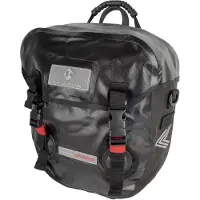 M-Wave Calgary Gepäckträgertasche Borsa portapacchi (2 x 12,5 l, grigio)