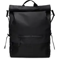 Rains - Zaino da 39 litri - Trail Mountaineer Rolltop W3 Black - Nero
