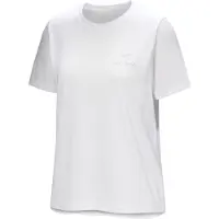 Arc'teryx Women's Kragg SL Cotton Emblem Crew S/S T-shirt Donna (L, bianco)