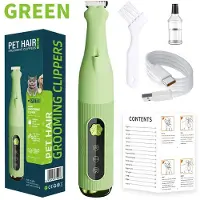 INF Toelettatore per animali domestici: ABS, 17x3.1x1.8cm, per zampe, orecchie e altro Verde