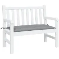 vidaXL Cuscino per panca da giardino grigio 100x50x7 cm Tessuto Oxford