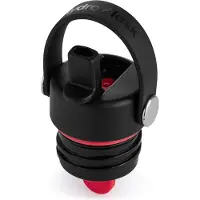 Hydroflask Standard Mouth Flex Straw Cap Tappo di chiusura (One Size, nero)