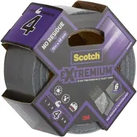 3M Extremium No Residue nastro in tessuto ad alte prestazioni, 18,2 m x 48 mm, 1 rotolo/pacco