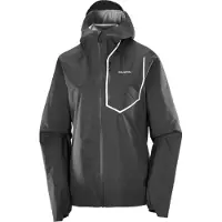 Salomon Women's Bonatti Pro Jacket Giacca da corsa Donna (L, grigio)