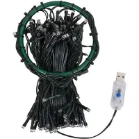 vidaXL Rete luminosa per albero di Natale con 400 LED blu 400 cm