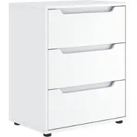 vidaXL Credenza VISNES Bianco 60x40x73 cm Materiale in legno