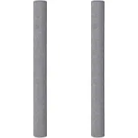 vidaXL Vello antiscivolo per pittori 2 pezzi 5 m 220 g/m² Grigio
