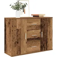 vidaXL Credenza in legno vecchio 90x29,5x65 cm Materiale a base di legno