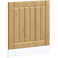 vidaXL Pannello lavastoviglie Lucca Artigianale in legno di rovere