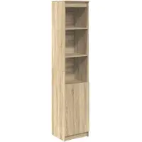 vidaXL Credenza Sonoma-quercia 37,5x35x180 cm Materiale a base di legno