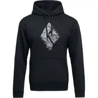Black Diamond Engineered Diamond PO Hoody Felpa con cappuccio Uomo (S, nero)