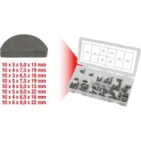 Ks Tools 80-tlg. Sortiment Passfedern