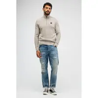 Butcher of Blue Structure Halfzip Lt. Sand Taglia: S | Maglioni a maglia Outlet | Uomo | Marrone
