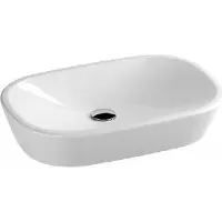 Ravak Lavabo da appoggio Vetroceramica sanitaria bianca 600 x 120 x 400 mm XJX01160001