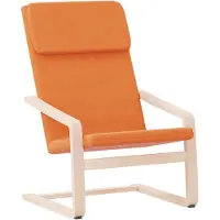 vidaXL Recliner in tessuto giallo scuro
