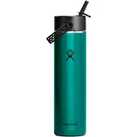 Hydroflask Lightweight Wide Flex Straw Cap Bottiglia termica (710 ml, turchese)