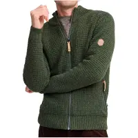 Ivanhoe Moritz Full Zip Giacca di lana Uomo (3XL, olivia)