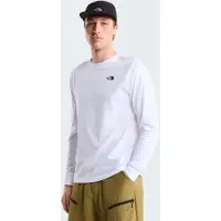 The North Face Evolution Simple Dome Regular Long Sleeve Maglia a manica lunga Uomo (M, bianco)