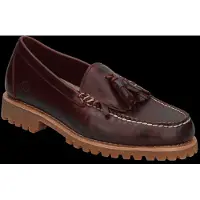 Timberland per uomo. TB0A2MSCEIW1 Mocassini in Pelle Authentic Kiltie bordeaux (44 W), 1 a 3 cm, Nessuno, Casual, Granata, Classico