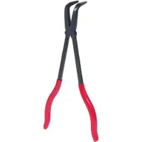 Ks Tools Pinze a becchi tondi curve a 90°, XL, 270 mm