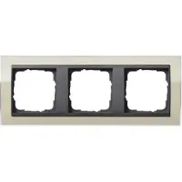 Gira telaio di copertura 3-gang chiaro sabbia 0213778