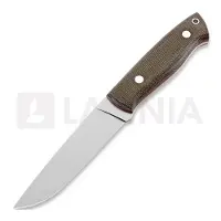 Brisa Coltello Trapper 115 Elmax, Flat, Micarta, firesteel, verde