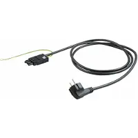 Bachmann Cavo per apparecchi CEE7/7, collegamento a terra GST18, nero, 5 m