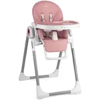 Nukido Sedia per allattamento con tavolo Belo rosa