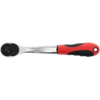 Gedore rosso R60050009 2C cricchetto reversibile 1/2 offset 255 mm angolo di rotazione inverso 10°, 3300411