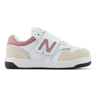 New Balance Infant Girls B480 New-b Hook & Loop White Taglia: 27.5 Wide | Scarpe Sportive Outlet | Unisex | Bianco