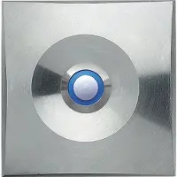 Grothe Piastra per mensole ETA S200 LED in acciaio inox massiccio (55545)