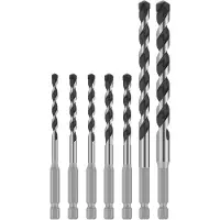 Bosch Set Di Punte Da Trapano Pro Hex-5 4x100 5x100 5x100 6x100 6x100 8x150 10x150 Mm 7 Unità