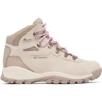 Columbia - Scarpe da trekking impermeabili - Newton Ridge Plus Waterproof Amped Dark Stone Cosmos per Donne in Pelle - Taglia 39,5 - Beige
