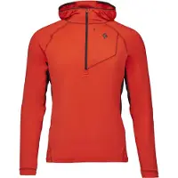 Black Diamond Alpenglow Pro Hoody Maglia a manica lunga Uomo (S, rosso)