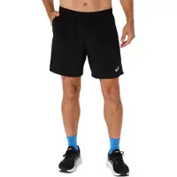 Asics per uomo. 2011D213 Pantaloncini neri Core 7 (L), Nero, Sportivo, Multisport, Polister riciclato, Sostenibile