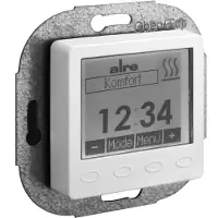 ALRE Orologio regolatore di temperatura ambiente 50x50 bianco puro, senza cornice HTRRUu210.021#07